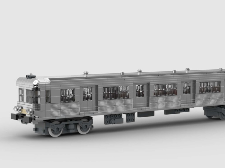 Train de banlieue inox Z6100 - "petit gris" - SNCF - rame complète