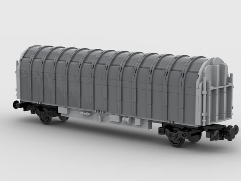 Plan de construction wagon plat bâché série Kil de la SNCF