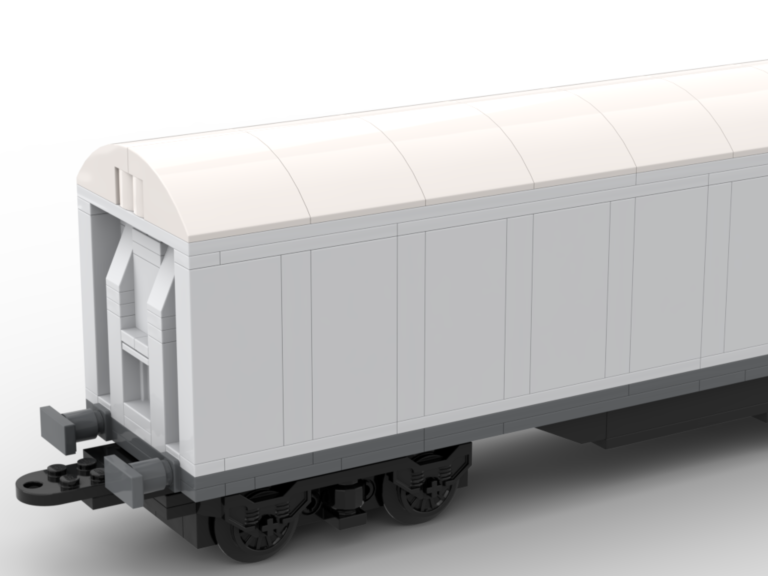 Plan de construction wagon SNCF EVS-SNAV2 gris clair toit gris clair