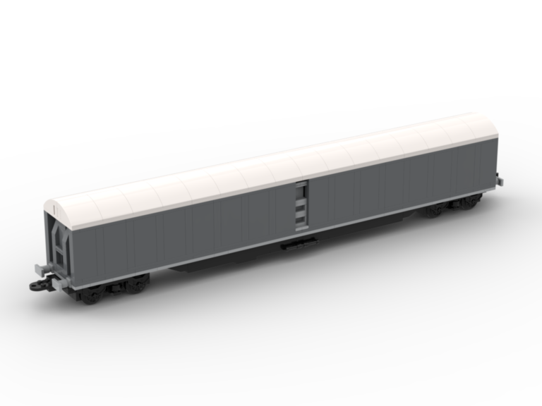 Plan de construction wagon SNCF EVS-SNAV2 gris toit blanc