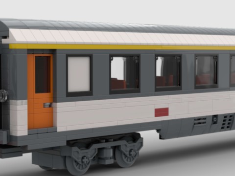 Plan de construction Lego Moc Wagon Corail 1ère classe