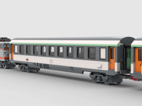 Plan de construction MOC Wagon Corail 2ème classe