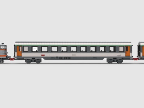 Plan de construction MOC Wagon Corail 2ème classe