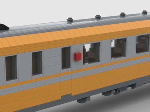 Plan de construction motrice autorail RGP2-X2606 de la SNCF