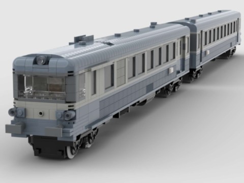 Plan de construction Autorail X4630 caravelle - bleu