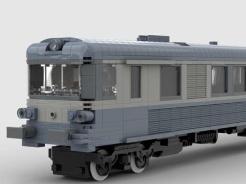 Plan de construction Autorail X4630 caravelle - bleu