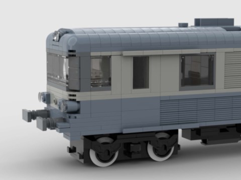 Plan de construction Autorail X4630 caravelle - bleu