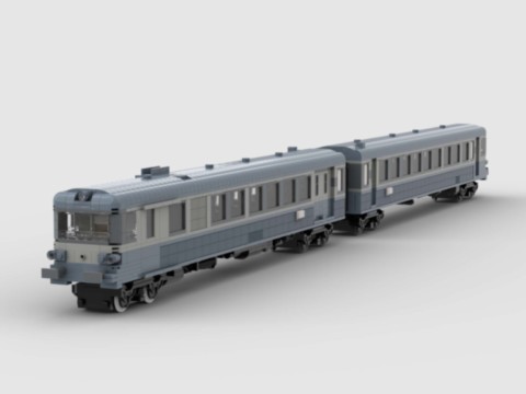 Plan de construction Autorail X4630 caravelle - bleu