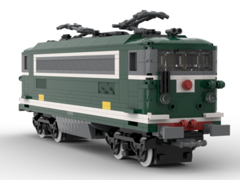 BB 20204 verte petite cabine de la SNCF