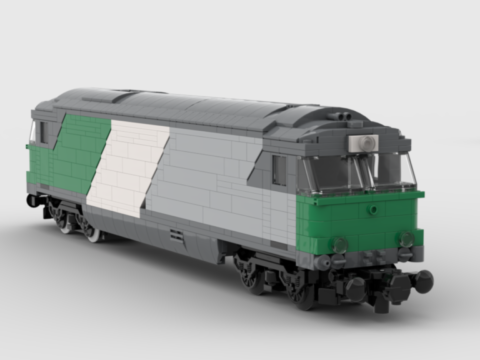 Plan de construction BB67532 de la SNCF version fret