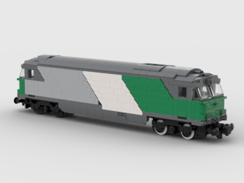 Plan de construction BB67532 de la SNCF version fret