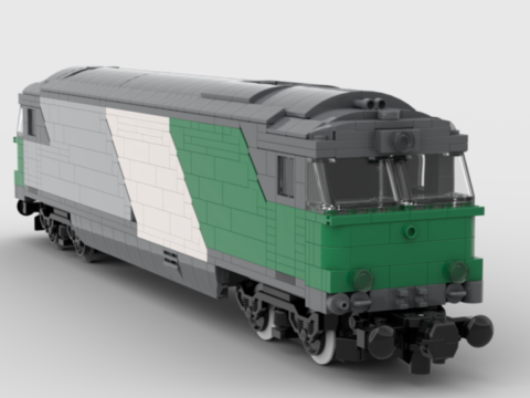 Plan de construction BB67532 de la SNCF version fret