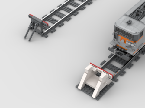 Plan de construction MOC heurtoirs et butoirs de la SNCF