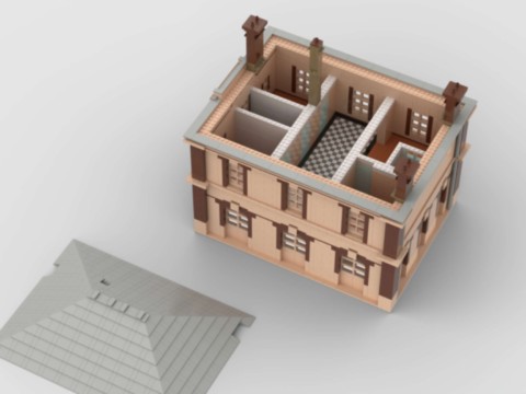 Plan de construction de la gare de Boissy-l'Aillerie