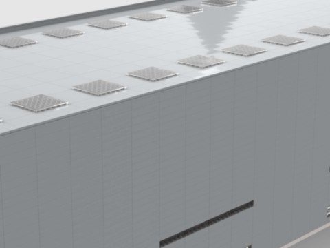 Plan de construction MOC d'un atelier de maintenance des trains SNCF d'Amiens - version avec aménagements