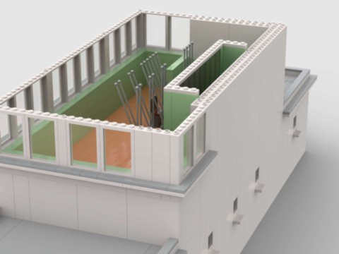 Plan de construction MOC d'un poste d'aiguillage unifié