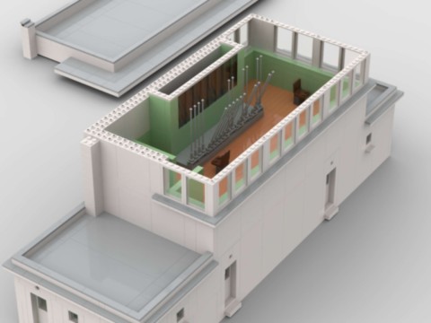 Plan de construction MOC d'un poste d'aiguillage unifié