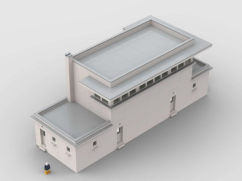 Plan de construction MOC d'un poste d'aiguillage unifié