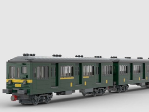 Plan de construction MOC de la Rame Standard Z1500 de la SNCF