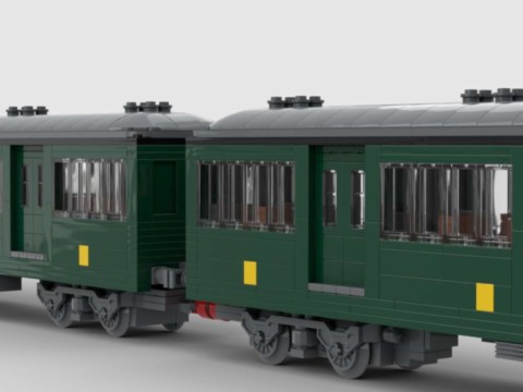 Plan de construction MOC de la Rame Standard Z1500 de la SNCF
