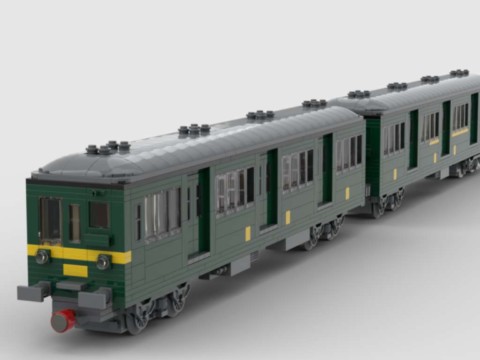 Plan de construction MOC de la Rame Standard Z1500 de la SNCF