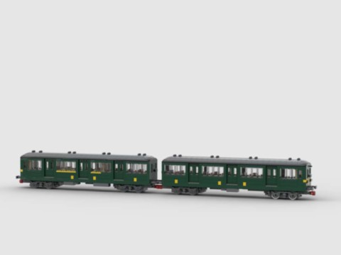 Plan de construction MOC de la Rame Standard Z1500 de la SNCF