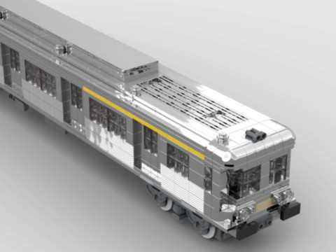 Train de banlieue inox Z6100 - "petit gris" - SNCF