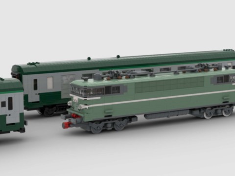 Plan de construction train SNCF complet UIC en MOC