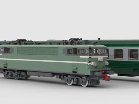 Plan de construction train complet UIC en MOC