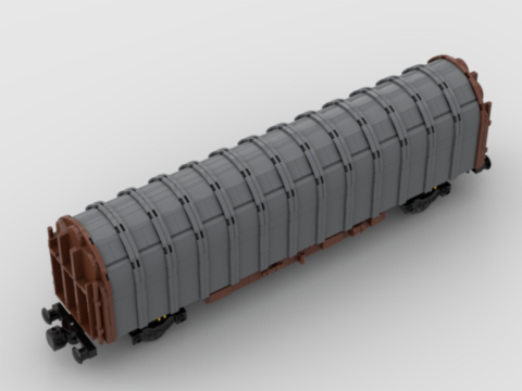 Plan de construction wagon plat bâché série Kil de la SNCF version d'origine