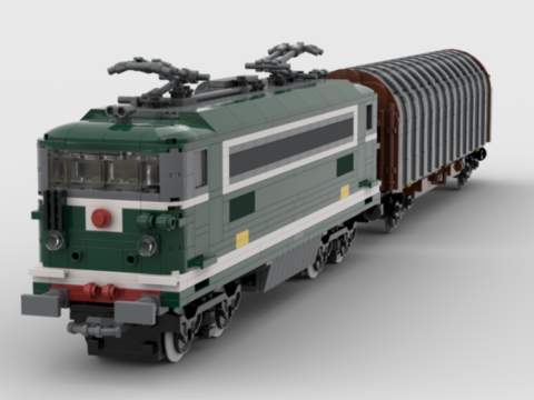 Plan de construction wagon plat bâché série Kil de la SNCF version d'origine