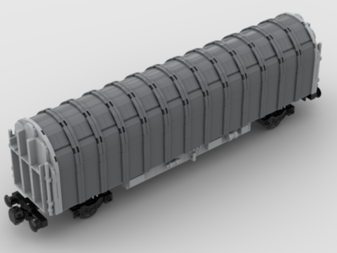 Plan de construction wagon plat bâché série Kil de la SNCF