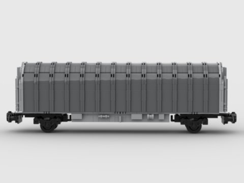 Plan de construction wagon plat bâché série Kil de la SNCF