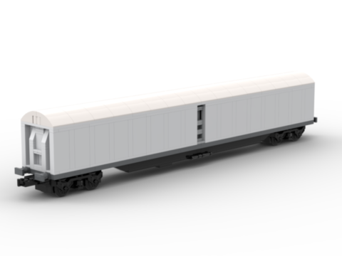 Plan de construction wagon SNCF EVS-SNAV2​ gris clair toit gris clair