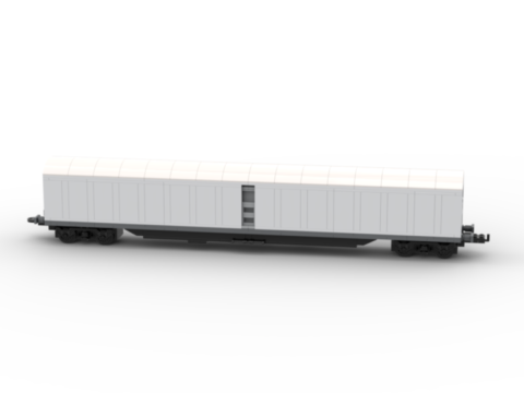 Plan de construction wagon SNCF EVS-SNAV2​ gris clair toit gris clair