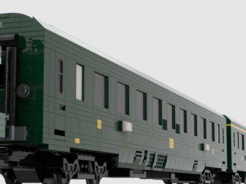Wagon UIC MOC 1ere classe vert