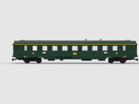 Wagon UIC MOC 1ere classe vert