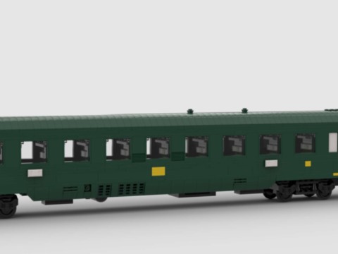 Wagon UIC MOC 1ere classe vert